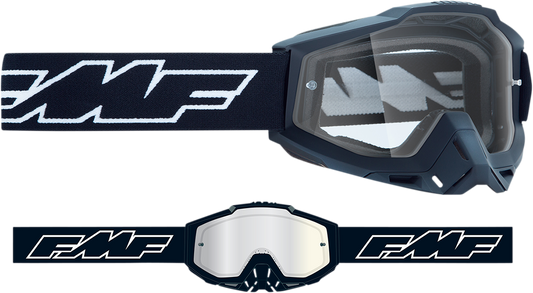 FMF Youth PowerBomb Goggles - Rocket - Black - Clear F-50047-00001 2601-2993