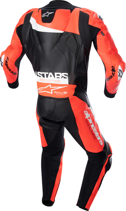 ALPINESTARS GP Plus v4 Leather Suit - Black/Red Fluo/White - US 40 / EU 50 3150523132150