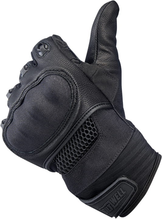 BILTWELL Bridgeport Gloves - Black Out - Large 1509-0101-304