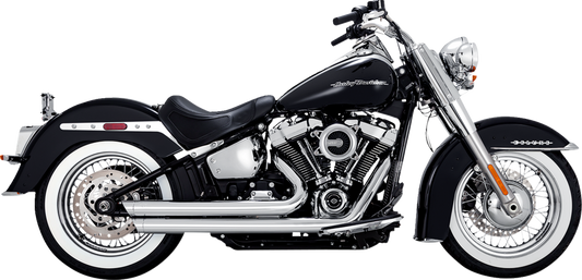 VANCE & HINES Big Shots Staggered Exhaust System - Chrome 17341