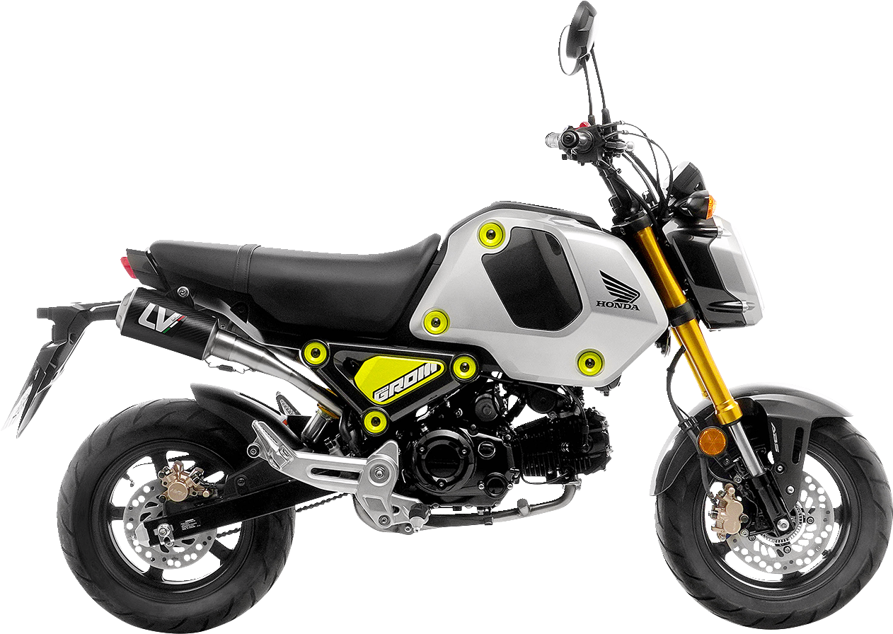 15253C LEOVINCE LV-10 Full Exhaust system with Carbon Fiber dual mufflers for MSX125 Grom 2022-2024 1810-3093
