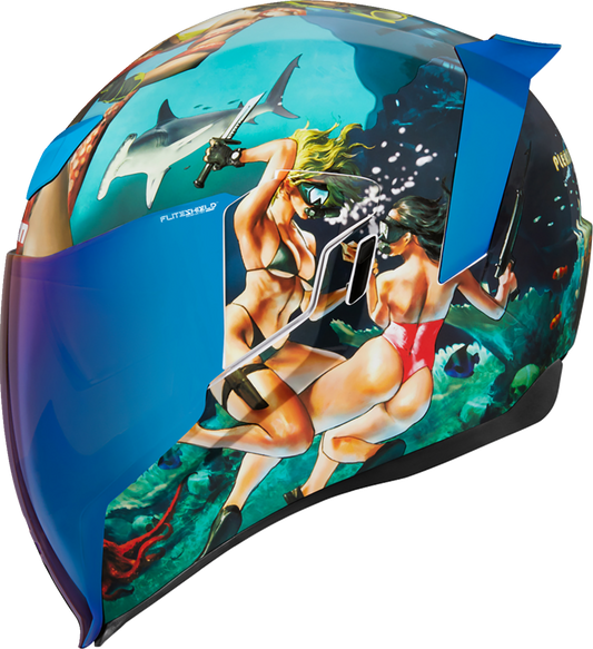 ICON Airflite™ Helmet - Pleasuredome4 - Blue - 2XL 0101-15005