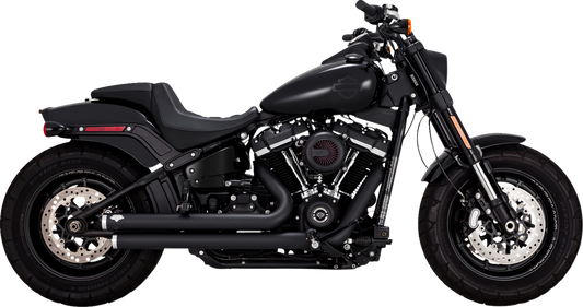 VANCE & HINES Big Shots Staggered Exhaust System - Black 47341