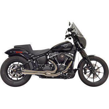 BASSANI XHAUST 2:1 Exhaust - Black Chrome 1S72M