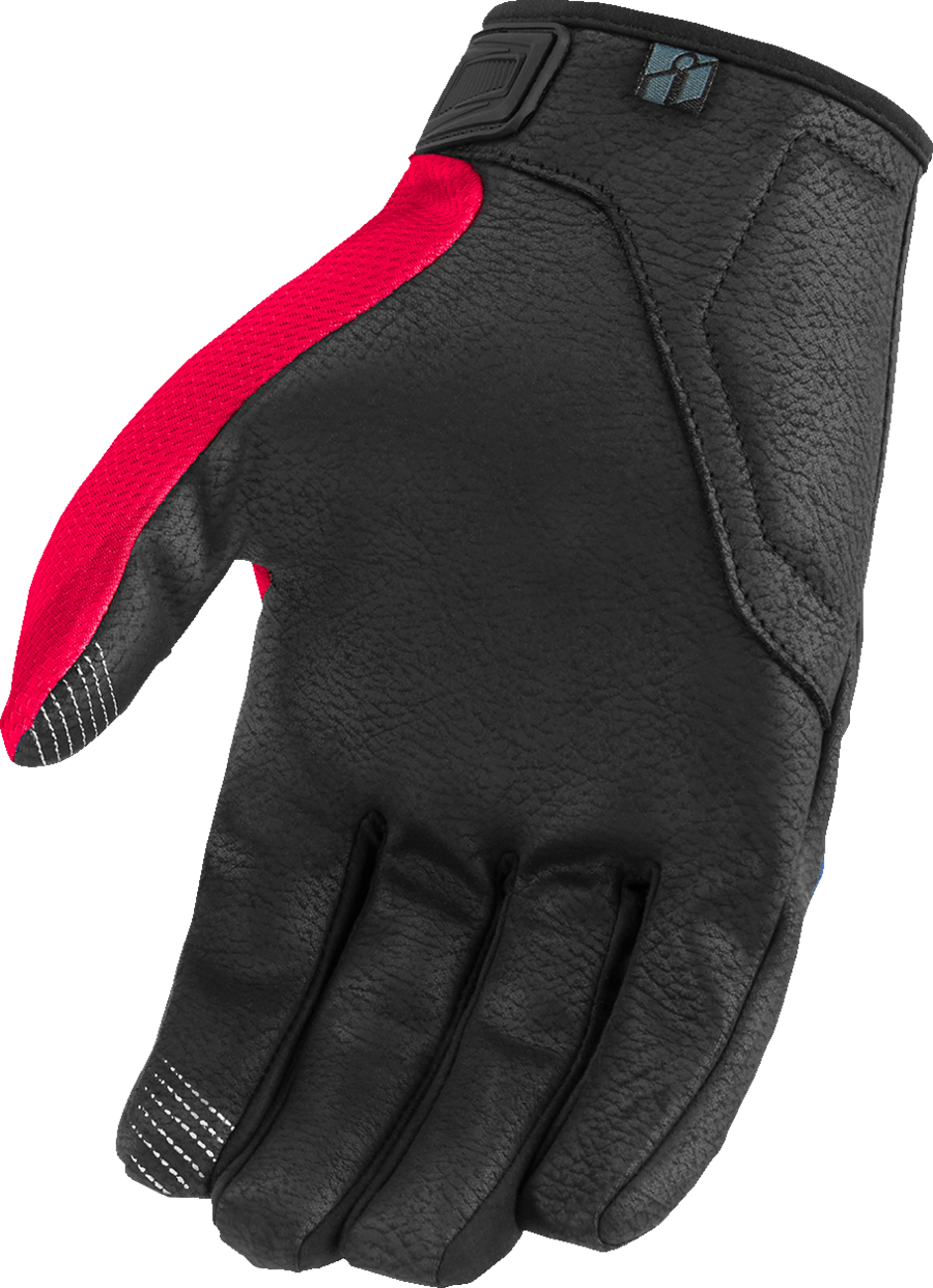 ICON Hooligan™ Tejas libre CE Gloves - Blue - Medium 3301-4717