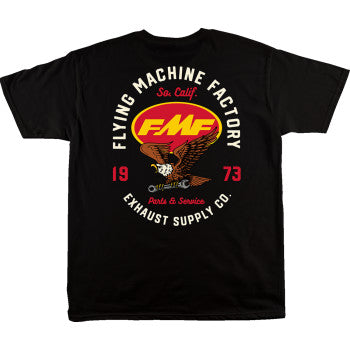 FMF Exhaust Supply T-Shirt - Black - Large FA24118902BLKLG