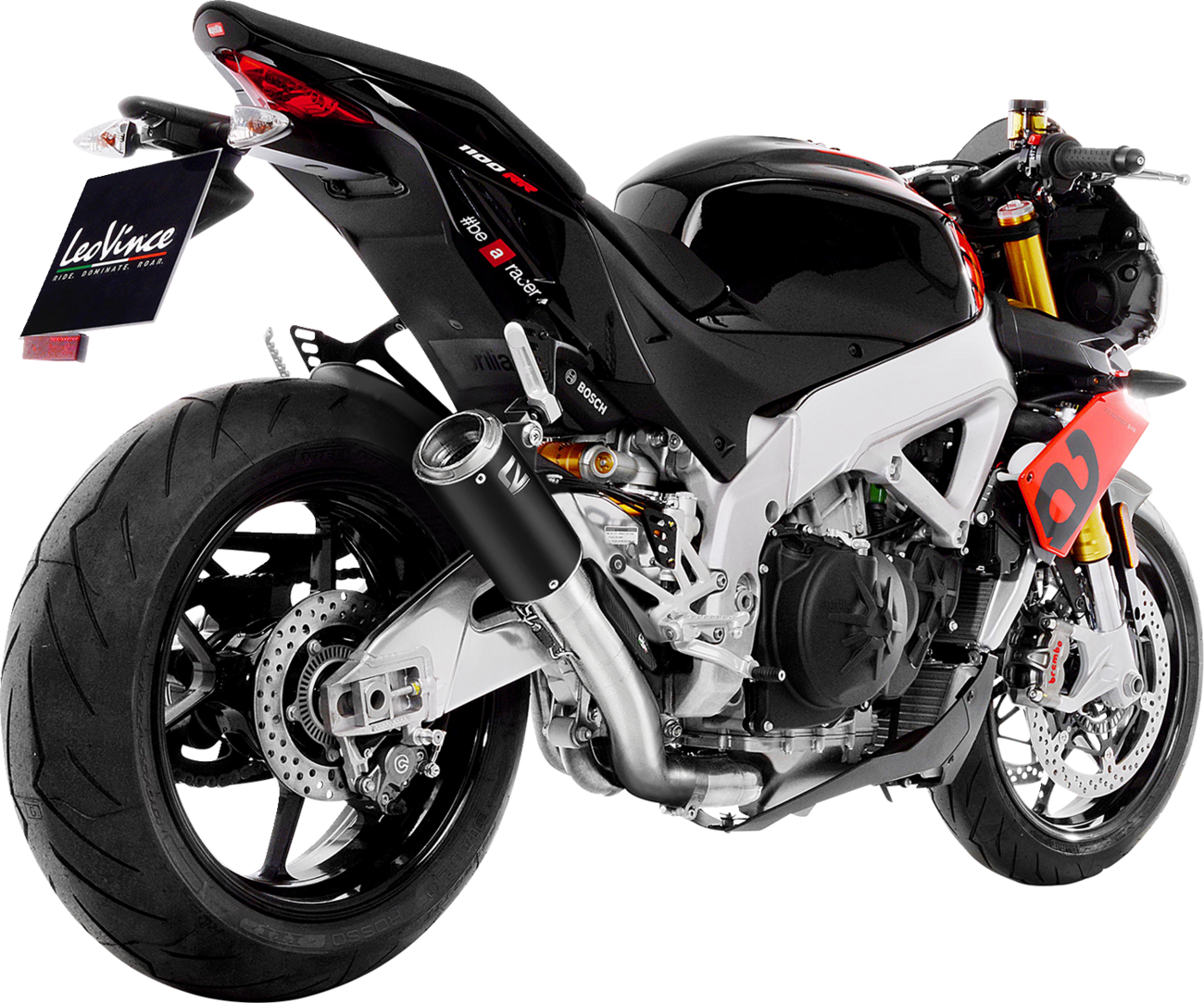 LEOVINCE LV Corsa Muffler - Black Edition 15401BU RSV4 Tuono / Factory 1100 2021-2024 1811-4306