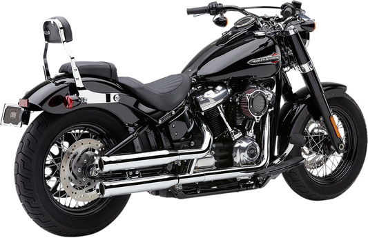 COBRA Neighbor Hater Mufflers for Softail 2018-2022 Chrome 6047