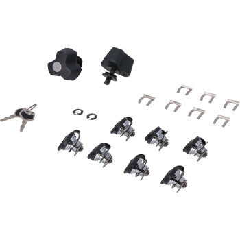 SW-MOTECH TRAX Lock Set - PRO - Anti-theft Protection - 9 Matching Locks with Keys QLS.00.095.15100