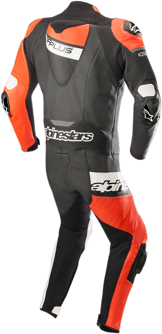 ALPINESTARS GP Plus Venom 1-Piece Leather Suit - Black/Red Fluorescent/White - US 44 / EU 54 3150818-1321-54