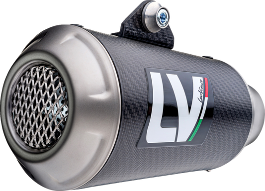 LEOVINCE LV-10 Slip-On Muffler - Carbon Fiber Scrambler 2021-2022 15250C