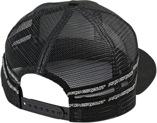 PRO CIRCUIT Patch Trucker Hat - Black 6711167125