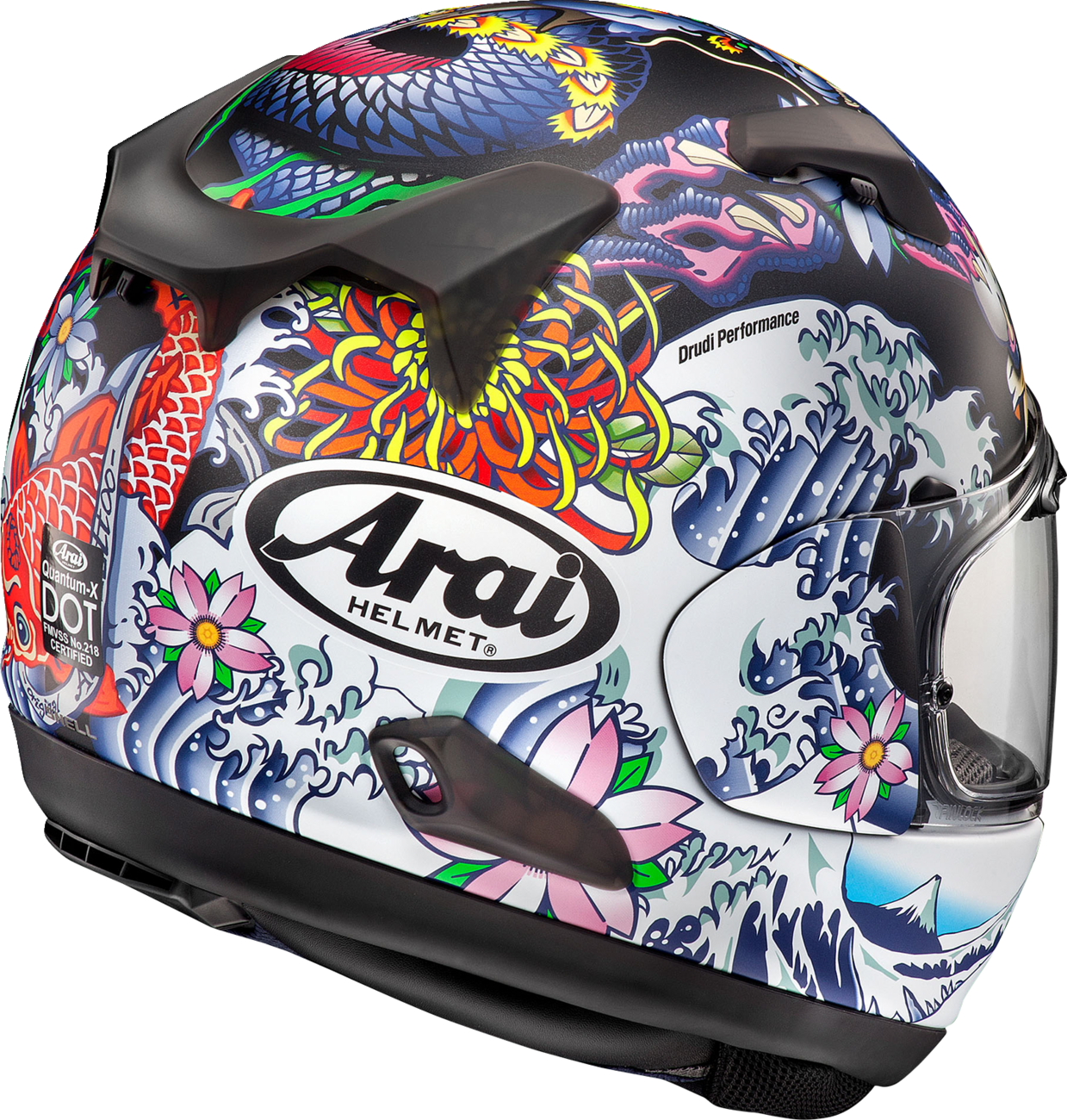 ARAI Quantum-X Helmet - Oriental - Black Frost - Small 0101-15749