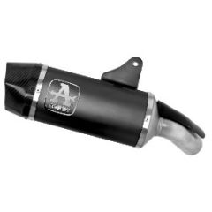 71953AKN Arrow Indy Race Slip-on Exhaust, Dark for Moto Guzzi V100 Mandello 23-25