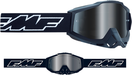 FMF PowerBomb Goggles - Rocket - Black - Silver Mirror F-50037-00001 2601-2979