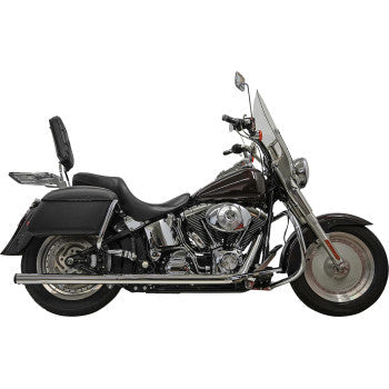 BASSANI XHAUST Dual Exhaust System - Chrome - Twin Cam - Softail 1S98P