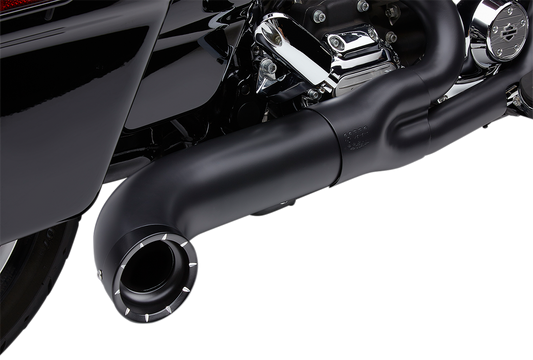 COBRA Turn Out 2-into-1 Exhaust System - Black 6270B-1