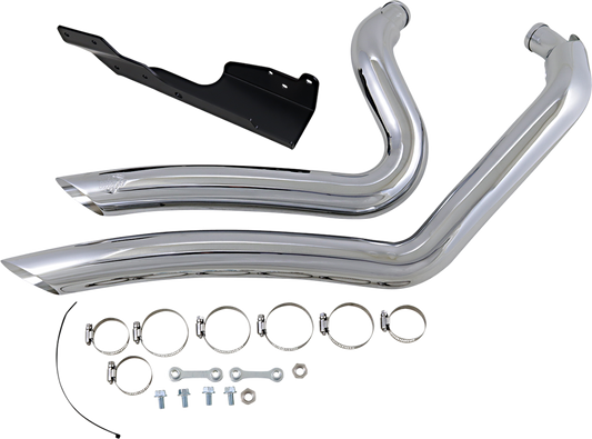 VANCE & HINES Big Radius Exhaust - Chrome 26067