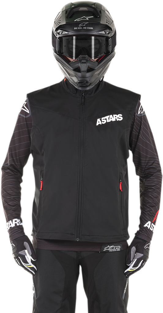 ALPINESTARS Session Race Vest - Black/Red - Small 4753519-13-S
