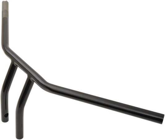 DRAG SPECIALTIES Handlebar - T-Bar - Drilled/Dimpled - 8" - Black 0601-4228