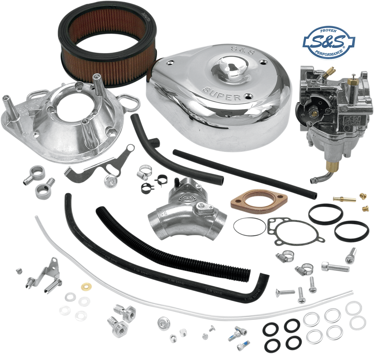 S&S CYCLE "G" Carburetor Kit for '93-'99 80" Big-Twin 11-0434