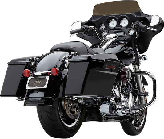 COBRA Turn Out 2-into-1 Exhaust System - Chrome 6270-1