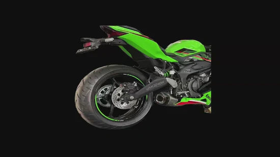 Vandemon Titanium Low Mount Exhaust System ZX4R-ZX4RR 2023- 2025 KAWAZX4RTILMEXHA