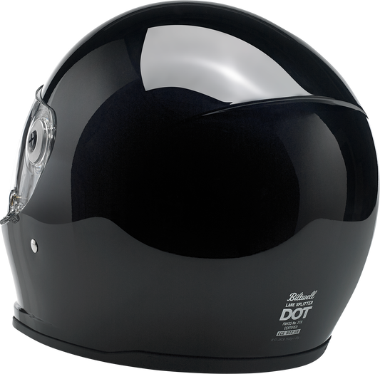 BILTWELL Lane Splitter Helmet - Gloss Black - XS 1004-101-101