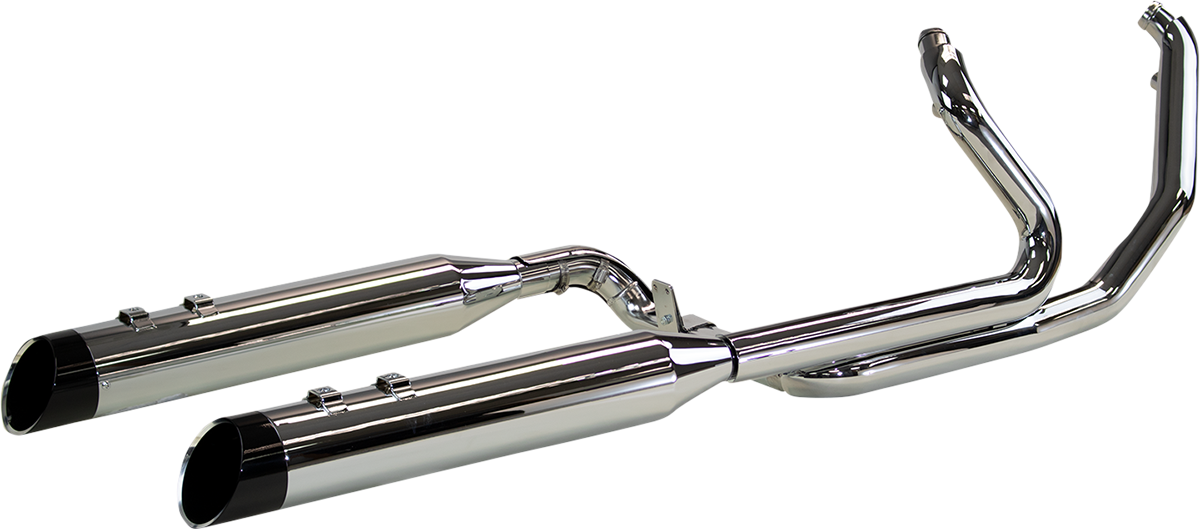 KHROME WERKS 2:2 Exhaust with 4.5" Muffler - Chrome - FL 200435