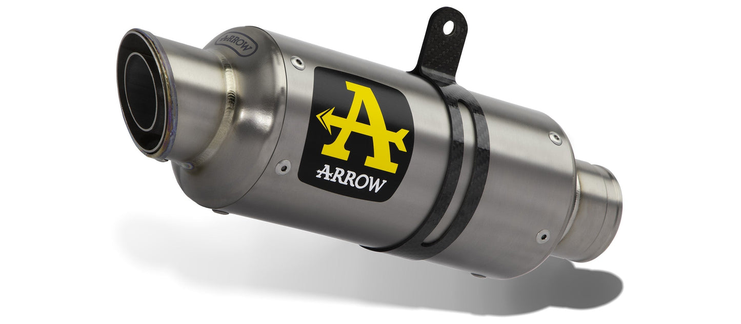 Arrow Aprilia Rsv 4-Rsv 4 Factory-Tuono V4 R Gp2 Steel Dark Silencer + Link Pipe For Arrow Collectors 71009gpi