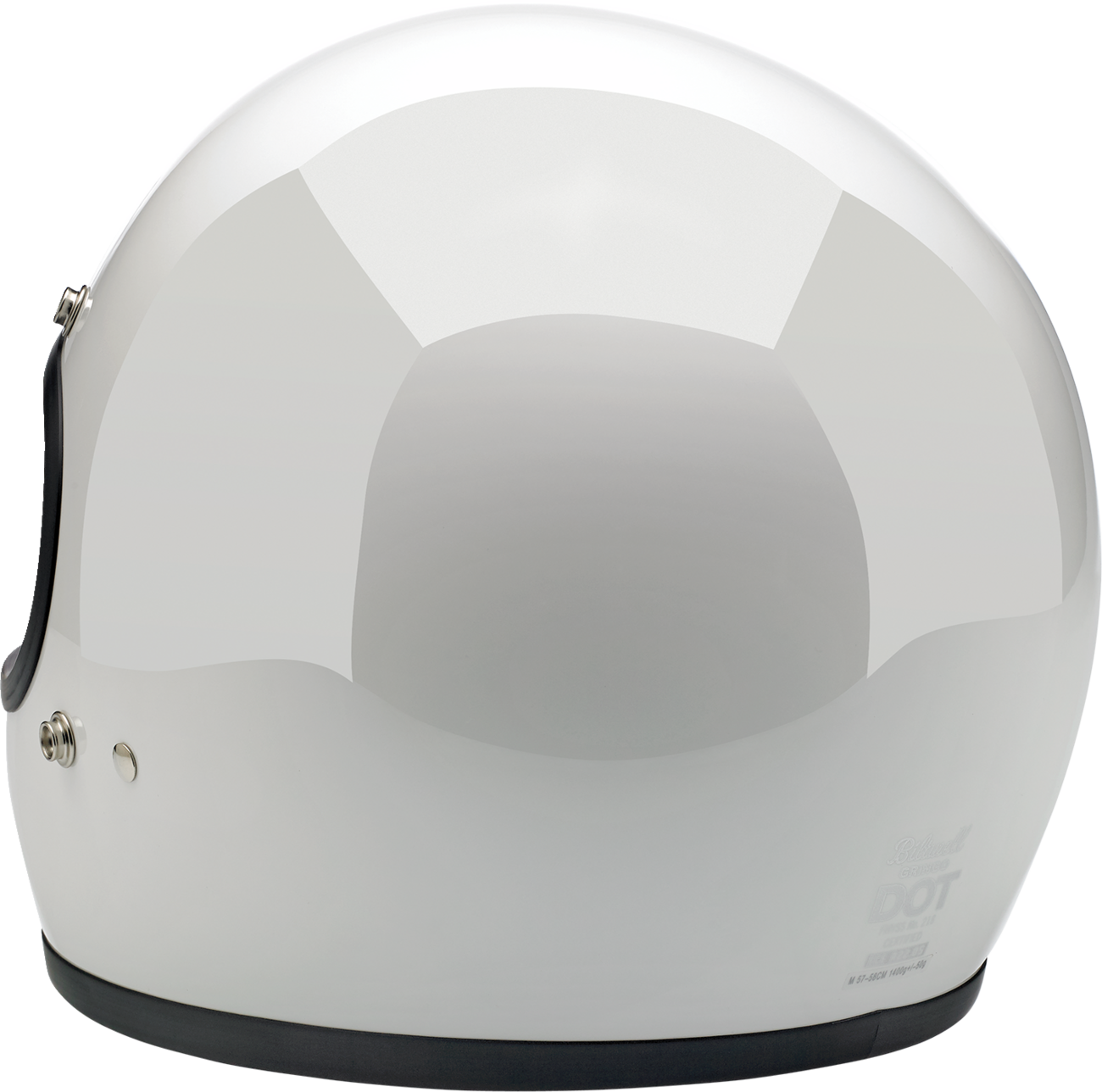BILTWELL Gringo Helmet - Gloss White - Large 1002-517-104