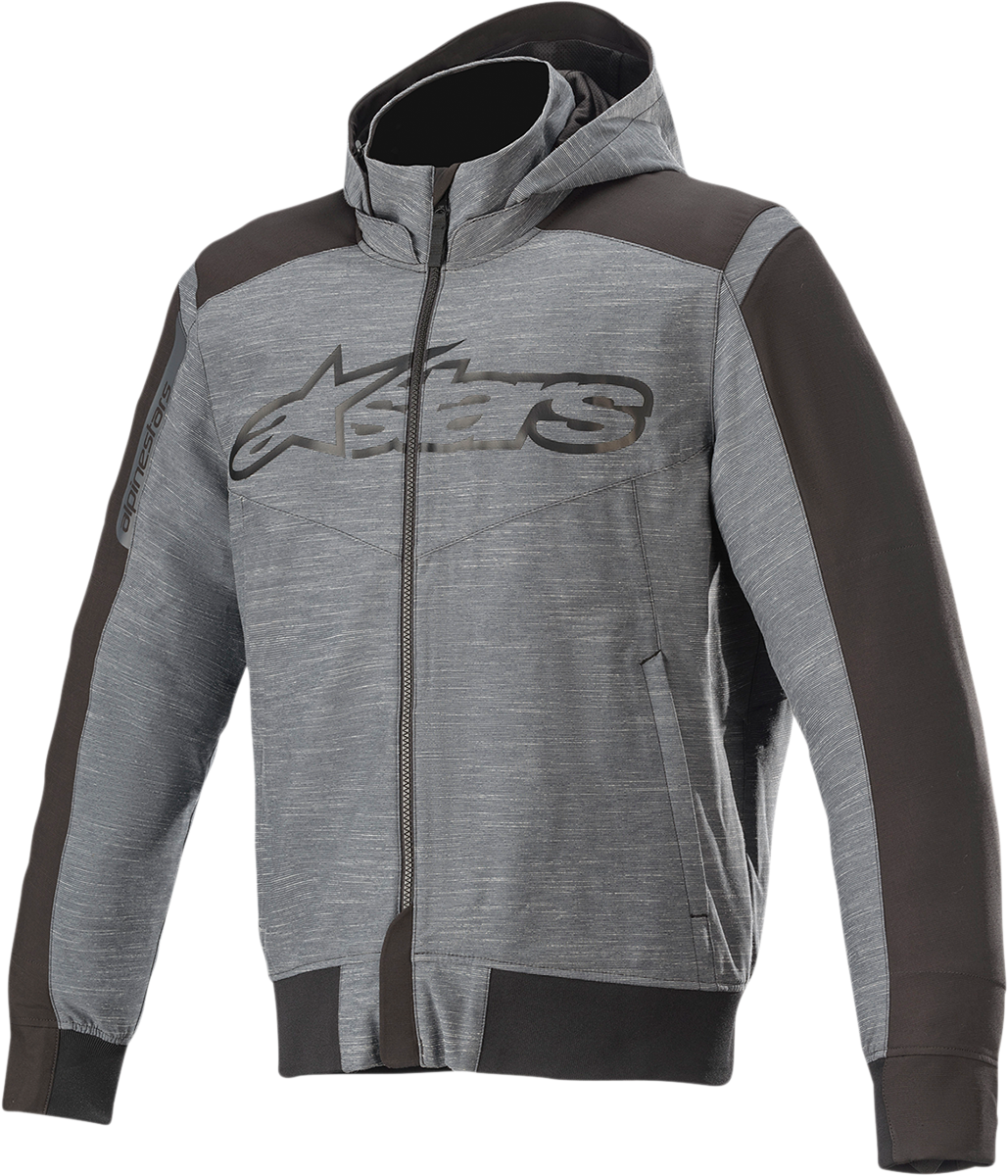 IN STOCK ALPINESTARS Rhod Windstopper Hoodie - Gray/Black - Small 4200420-9121-S