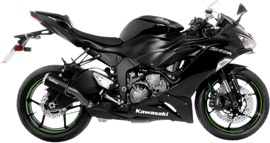 LEOVINCE ZX-6R Black LV-10 Muffler 15233BU