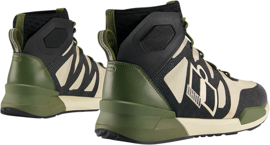 ICON Hooligan Shoes - Green - Size 10 3403-1094