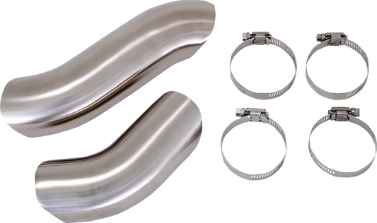 VANCE & HINES Hi-Output RR Heat Shield Kit - Brushed - Stainless Steel 60023