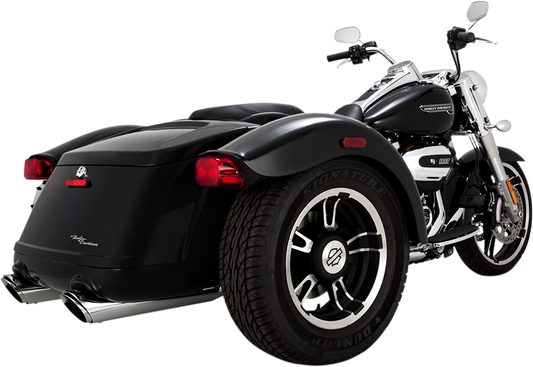 VANCE & HINES Twin Slash Mufflers - FLRT 16796