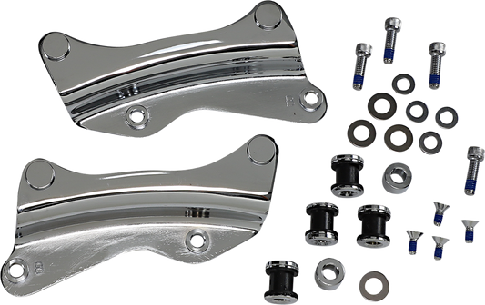 DRAG SPECIALTIES Backrest Docking Kit - Chrome C77-0104C