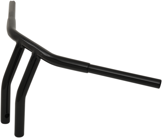 DRAG SPECIALTIES Handlebar - T-Bar - Buffalo - 10" - TBW - Black 8 1/4" PULLBACK 0601-4278