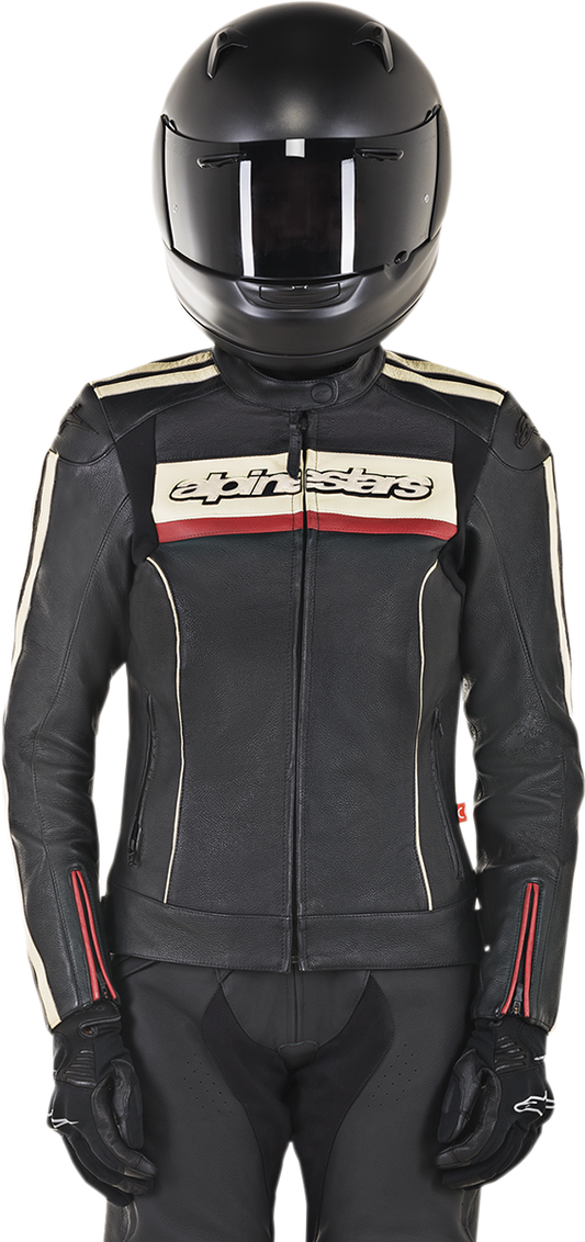 ALPINESTARS Stella Dyno v2 Jacket - Black/Red - US 8 / EU 44 3112518-1830-44