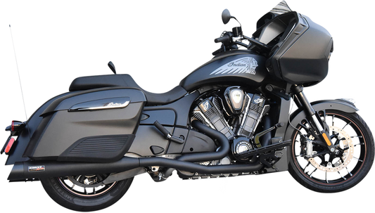 BASSANI XHAUST Black True Duals for Indian Challenger 2020-2021 8H16SB 1810-2809