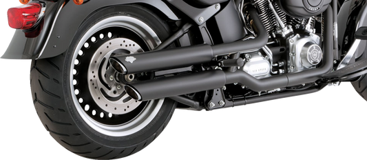 VANCE & HINES 3" Twin Slash Slip-On Mufflers - Black 46343