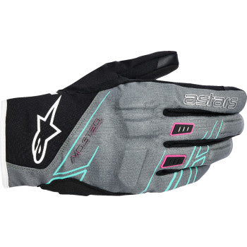 ALPINESTARS Stella Moblast WP Gloves - Fur Gray/Black/Fluo Pink - XL 3530126-1598-XL