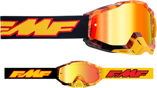 FMF Youth PowerBomb Goggles - Spark - Red Mirror F-50048-00004 2601-2998