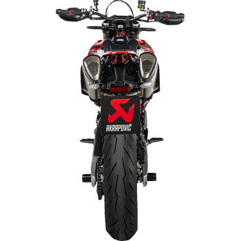 AKRAPOVIC Slip-On Line Mufflers - Titanium - Hypermotard 698 2024 S-D6SO2-HAPLT 1811-4722