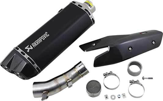 AKRAPOVIC Titanium Muffler - Black for ZH2 2020-2023 S-K10SO25-HGITBL 1811-3998