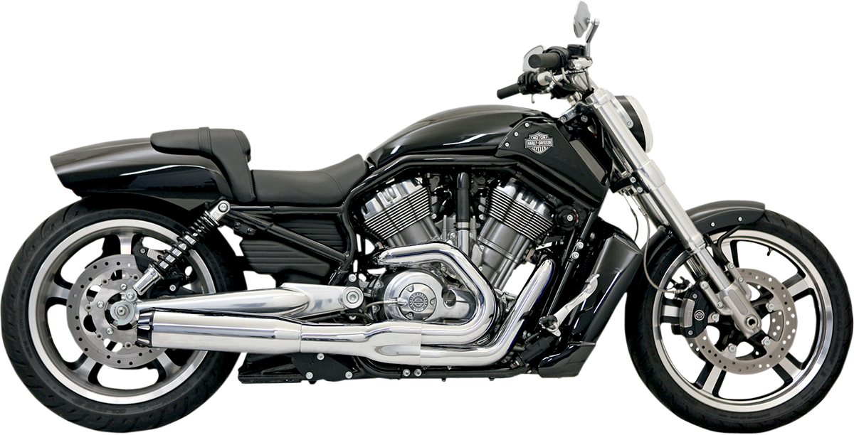 BASSANI XHAUST B1 2:1 Exhaust - Chrome V-Rod 2009-2013, 2015-2017 1V38R