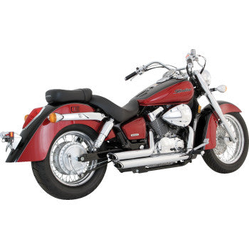 VANCE & HINES Shortshots Staggered Exhaust System - Chrome 18319