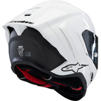 IN STOCK ALPINESTARS Supertech R10 Helmet - Solid - Gloss White - Small 8200124-2170-S