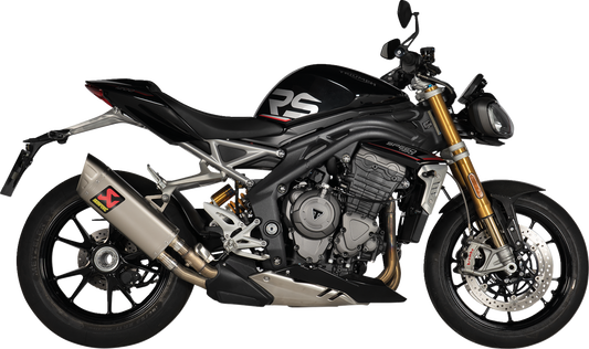 AKRAPOVIC Slip-On Line Muffler - Titanium Speed Triple 1200 2021-2023 S-T12SO5-HAPXLT 1811-4430
