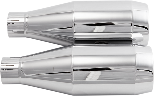 TRASK Slip-On Mufflers - Chrome TM-3042CH